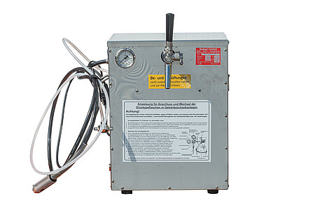 Einleitige Zapfanlage